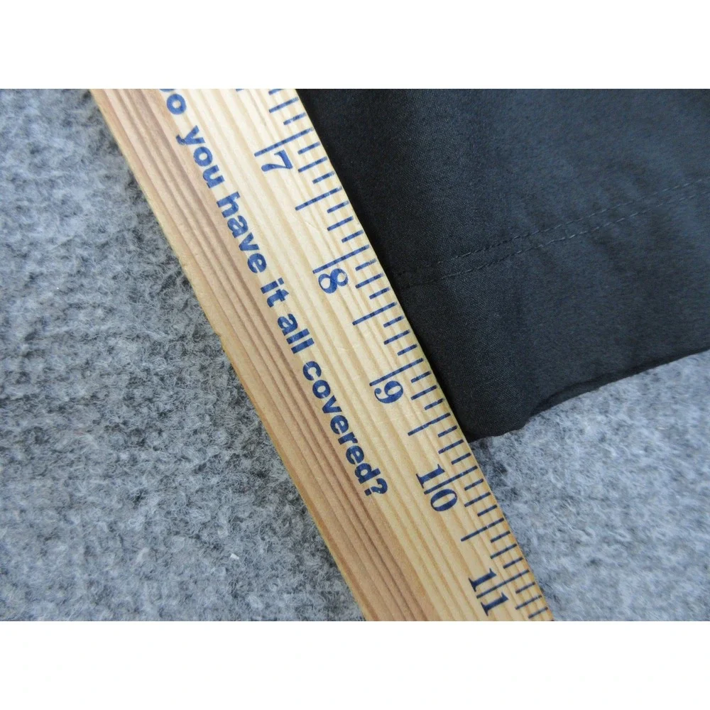 VTG Nike Shorts Mens Large Black Colorblock 10 Inch Athletic Lined Swim Pockets